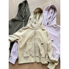 批发<b class='q'>大码</b>设计感德绒连帽衫卫衣女冬季<b class='q'>大码</b>加厚保暖内搭打底外套上衣