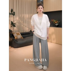 批发胖妹妹mm大码女装优雅起义设计感<b class='q'>卫衣</b>女春秋款显瘦上衣