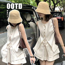 批发孕妇装夏季老钱风气质时尚上衣短裤两件套<b class='q'>套装</b>气质显瘦减龄<b class='q'>套装</b>