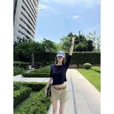 批发蘑糯糯灰色/卡其色短裤子