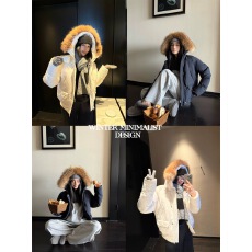 批发周淼ZHOUMIAO【北冰洋】三防户外工装连帽短款三星羽绒服外套女冬