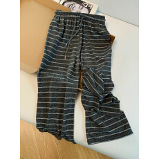 批发实拍<b class='q'>韩国</b>东大门正品代购休闲裤26春季新条纹长裤子