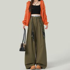 批发简约时尚文艺日系流行休闲<b class='q'>裤</b><b class='q'>气质</b>原宿潮流慵懒