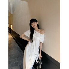 批发<b class='q'>实拍</b>实价 气质舒服系舒适亚麻套装T恤+半身裙+披肩三件套