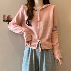 批发实拍北极绒长袖上衣<b class='q'>针织衫</b>女款打底衫女秋冬2025开衫外套保暖毛衣