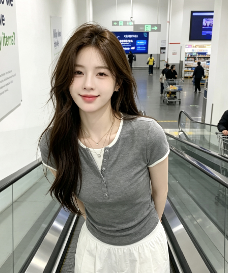 페이크 레이어드 배색 헨리 칼라 반팔 티셔츠 여성 2026 여름 몸매 가꾸기 슬림해 보이는 한 부서 가스 질감 출퇴근 맨위