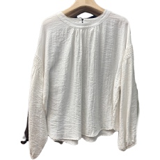 批发报单有货春秋复古灯笼袖衬衫上衣<b class='q'>胖</b>妹大码宽松褶皱圆领衬衣温柔风