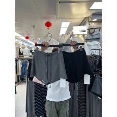 人棉空气层大码300斤松紧腰抽绳休闲裤显瘦A字版包臀短裤百搭裤子