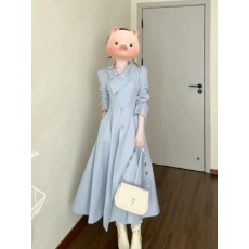 批发RoseFang新品限时优惠 伦敦<b class='q'>街头</b>早秋法式复古收腰风衣外套女