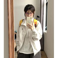 批发2025新款 翻领立领卫衣外套女秋冬<b class='q'>显瘦</b>拉链服运动