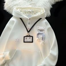 批发2025新款 纯棉 刺绣<b class='q'>小熊</b>有绣围巾 配挂牌 星星纽扣