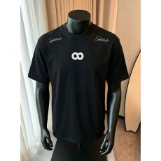 新款 得物同款双纱 做预缩水前后刺绣+内里铺布短袖T恤