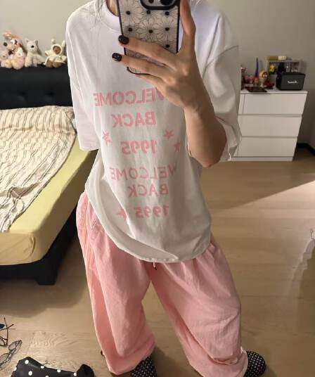 새로운 출처 생방송 품질 이후 패키지 칼라 티셔츠 알파벳 프린트 맨위