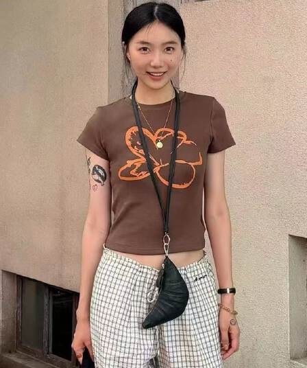 새로운 출처 생방송 품질 이후 패키지 칼라 높은 탄력성 몸매 가꾸기 꽃 프린트