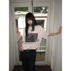 批发新款 源头直播质量  后包领<b class='q'>t</b>恤 吸血鬼印花