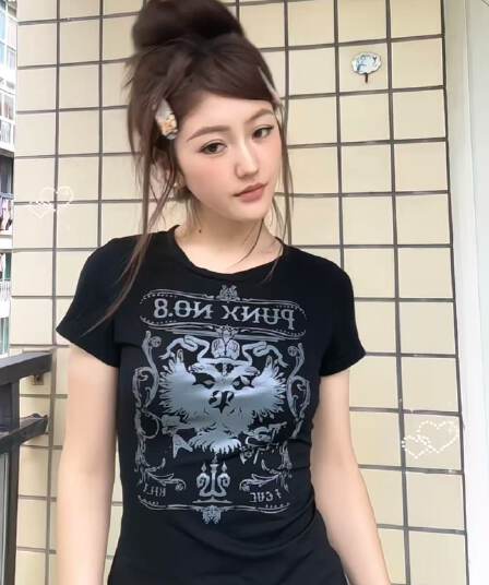 새로운 출처 생방송 품질 이후 패키지 칼라 높은 탄력성 몸매 가꾸기 알파벳 프린트