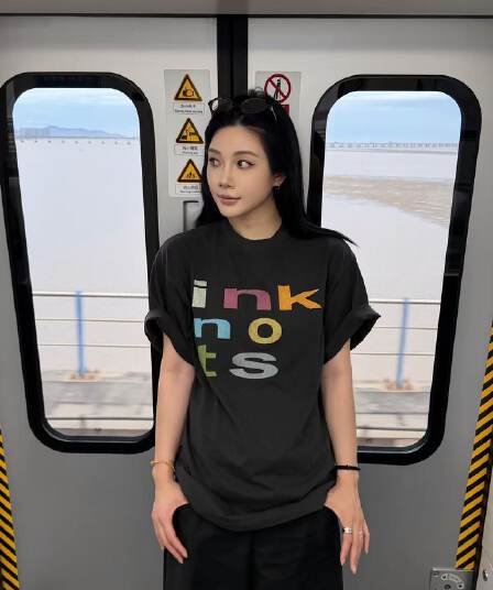 새로운 생방송 품질 이후 패키지 칼라 반팔 티셔츠 색상 알파벳 프린트