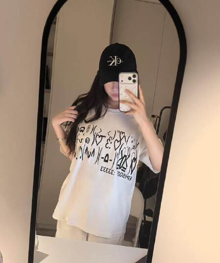 새로운 생방송 품질 이후 패키지 칼라 반팔 티셔츠 표현 프린트 맨위