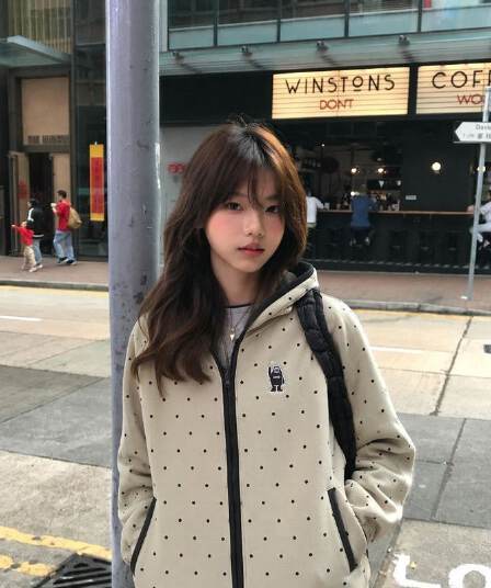 새로운 가을로 필수 배색 지퍼 한 부서 도트 무늬 후드 오픈 가디건 루즈핏 캐주얼 후드티 재킷