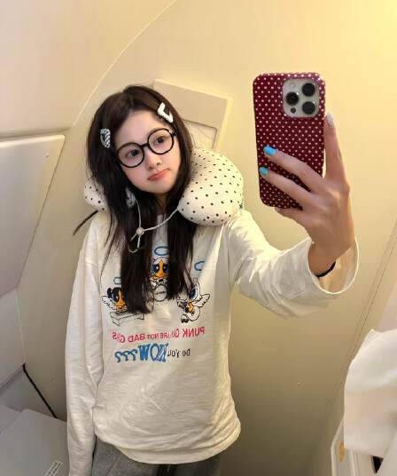 봄 가을 새로운 230 크 빗질하다 닫기 100 이후 패키지 칼라 긴팔 라운드 넥 티셔츠 만화 프린트 맨위