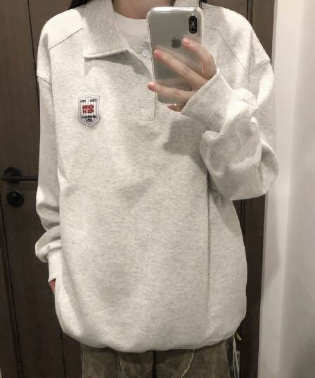 새로운 얇은 스타일 원본 압력 라인 자수 밑단 펌프 로프 polo 후드티