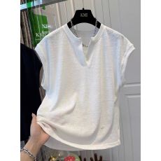 批发【雪花棉】特<b class='q'>大码</b>300斤剪刀领小飞袖T恤女上衣宽松夏季