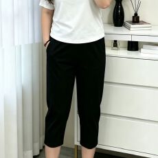 批发<b class='q'>七分裤</b>女夏季薄款2026新款胖妹妹mm大码口袋女裤子休闲百搭<b class='q'>哈伦</b>裤