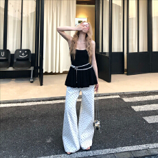 批发「纯欲辣妹·抹胸套装」Barb Chill <b class='q'>吊带</b>上衣波点阔腿裤