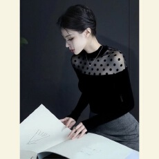 批发韩系甜辣chic纯欲风修身打底上衣<b class='q'>高级</b>感超小众不撞款黑色t恤女冬