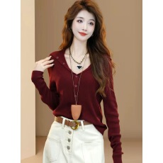 批发港风复古休闲显瘦毛衣针织衫女秋季新款洋气<b class='q'>时尚</b>百搭短款开衫上衣