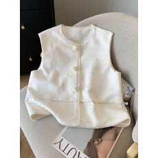 批发轻奢重磅提花新中式马甲女<b class='q'>春</b>夏新款时尚外搭叠穿无袖国风坎肩外套
