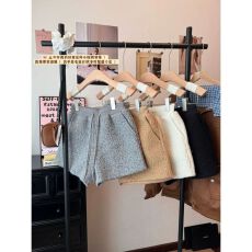 批发天猫抖音质量~简约气质抽绳<b class='q'>高腰</b>休闲裤女