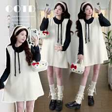 批发实拍~春季上新2026简约洋气减龄时尚打底+<b class='q'>百搭</b>背心裙孕妇两件套