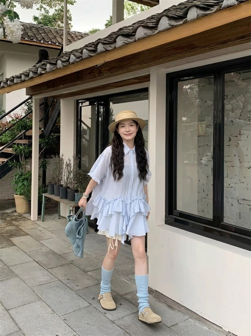 실사 다용도 스트라이프 셔츠