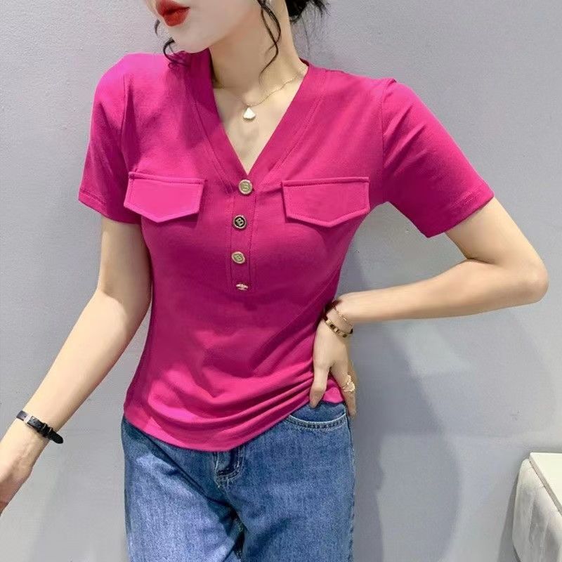 210 그램 40 1 1 리브 면 92 면 8 암모니아 Lun 패션 여성 티셔츠