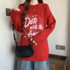 批发大码<b class='q'>胖</b><b class='q'>mm</b><b class='q'>高级</b>感穿搭温柔风奶fufu软糯宽松秋冬内搭外穿针织毛衣女