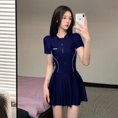 批发泳衣女款成人2026新款女士连体保守泳装游泳馆专用大码游泳衣