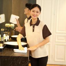 批发简约自信舒适透气亲肤餐饮奶茶咖啡工作服男女同款可定制logo衬衫