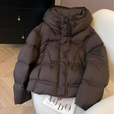 批发云朵泡芙连帽龟背加厚棉服上衣女款冬季2025新款保暖棉衣减龄外套