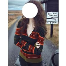 批发冬季设计感小众不撞款上衣高级感超好看独特别致撞色<b class='q'>条纹</b><b class='q'>针织衫</b>女