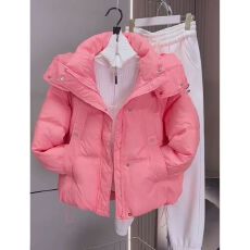 批发<b class='q'>大码</b>韩系超好看<b class='q'>时尚</b>棉服女冬季减龄百搭洋气连帽加厚遮肉显瘦外套