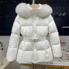 批发小个子大毛领棉服女<b class='q'>冬</b>季温柔风收腰系带连帽棉短款加厚显瘦外套潮