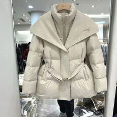 批发大码时尚百搭翻领收腰棉服女<b class='q'>冬</b>季高级感轻奢遮肉显瘦宽松洋气外套