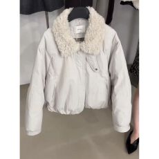 批发大码毛领短款保暖棉服女<b class='q'>冬</b>季高级感巨好看不撞款新款显瘦小众外套