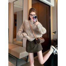 批发重磅低调又不失奢华设计美拉德毛衣女秋冬季加厚针织衫半身<b class='q'>裙</b>套装