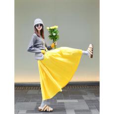 批发在逃公主穿搭一整套女早秋季2025新款撞色毛衣针织衫半身<b class='q'>裙</b>两件套