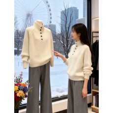 批发小个子白色软糯秋<b class='q'>冬</b>季新款别致高级毛衣灰色休闲裤韩系chic套装