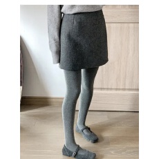 批发灰色毛呢半身裙女2025秋冬季外穿打底小个子a字包臀短裙修身显瘦