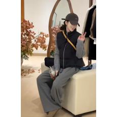 批发加厚棉服马甲加麻花毛衣加加厚运动裤套装