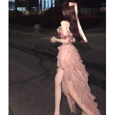 批发FaFa莓果甜心纯欲风波浪荷叶边无袖上衣＋芭蕾花园纱<b class='q'>裙</b>半身<b class='q'>裙</b>套装